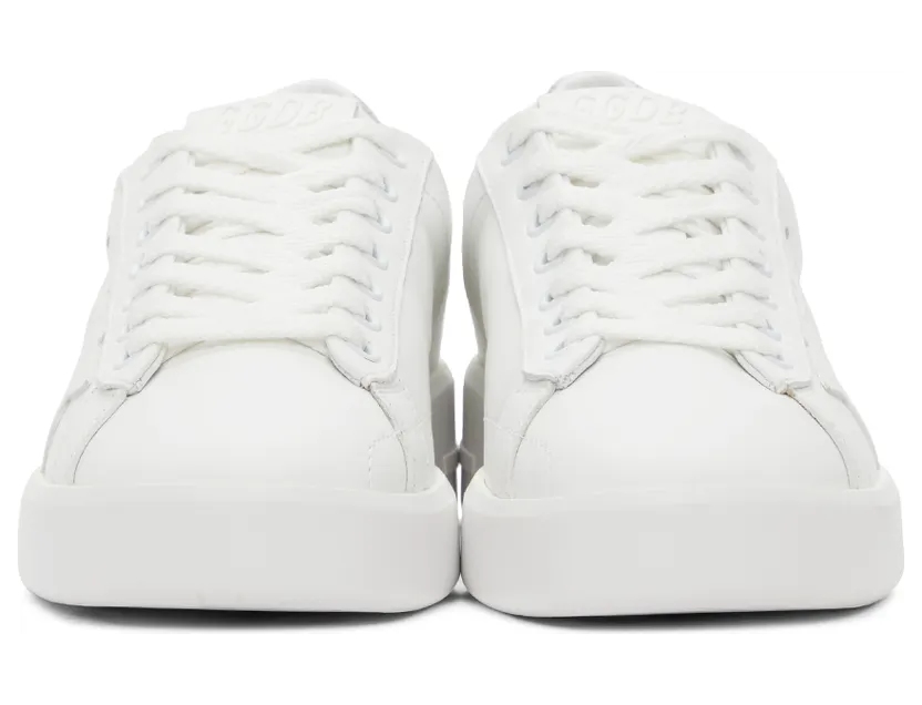 Golden Goose White & Silver Purestar Sneakers (F00197.F000538.80185) (2)