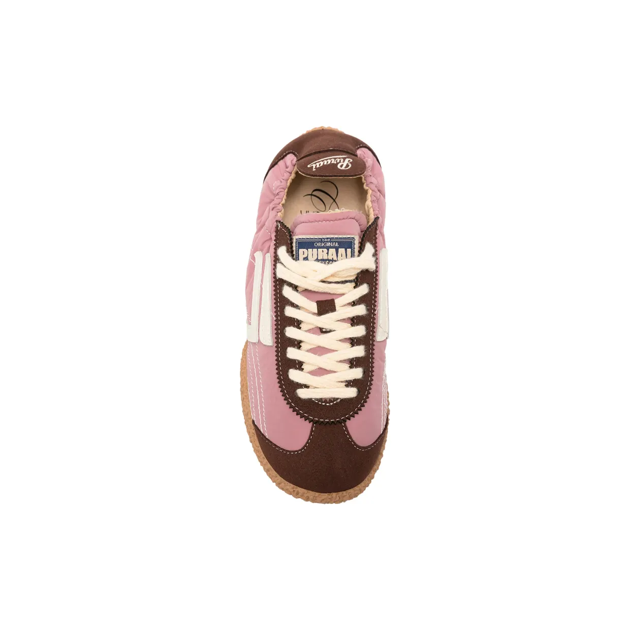 Puraai Logo-patch Panelled “Pink/Brown” (PU901C-002) (2)