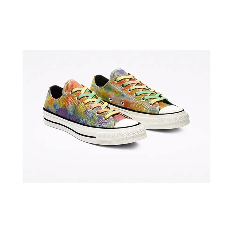 Converse Chuck Taylor All-Star 70s Ox Tie Dye Plaid Sundress/Blue Iris-Sail Blue (168879C)