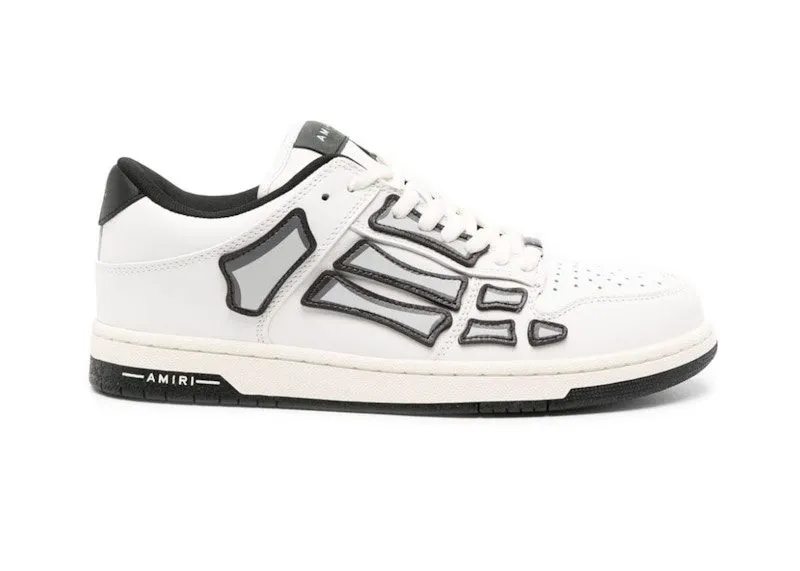 AMIRI Skel Low Top White Black (PS24MFS005-111)