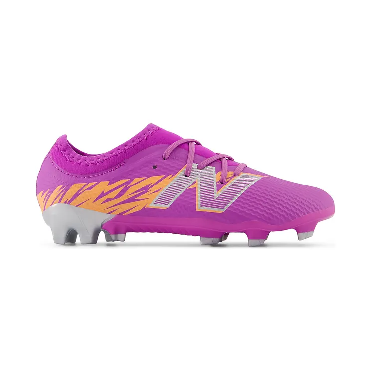 New Balance Furon V8 Team Junior FG Passion Fruit Hot Mango (PS/GS) (SJF3FEJ8)