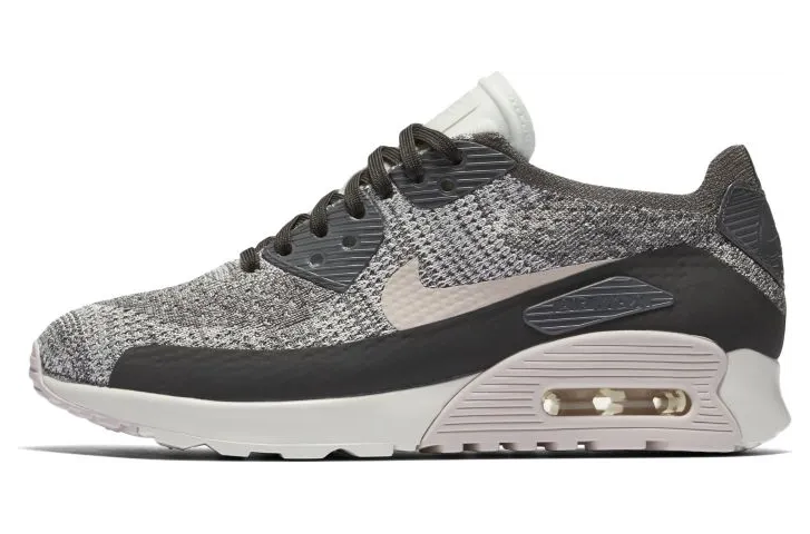 Nike Air Max 90 Ultra 2.0 Flyknit Midnight Fog/Silt Red-Sail (W) (881109-003)