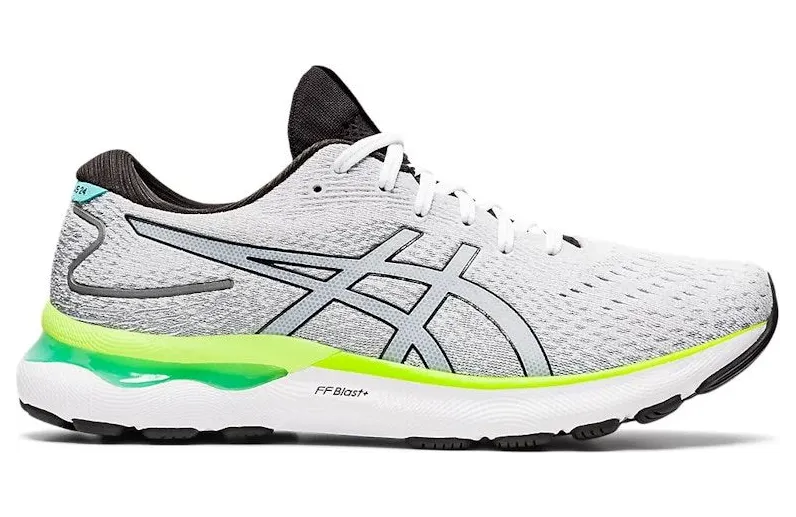 ASICS Gel-Nimbus 24 White Black Lime Green