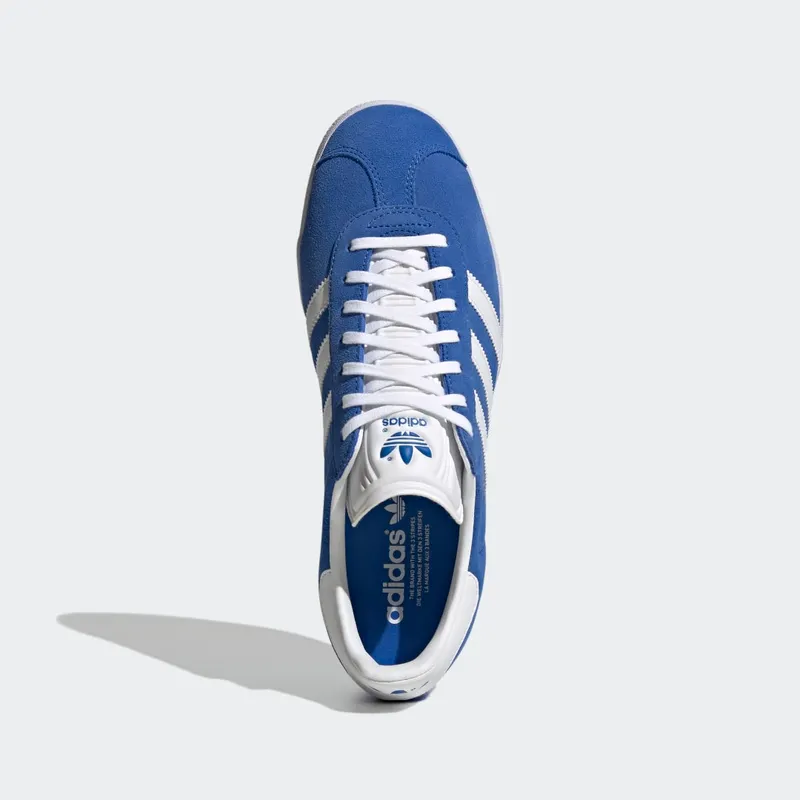 Adidas Gazelle Blue / Cloud White / Gold Metallic (GX2207)