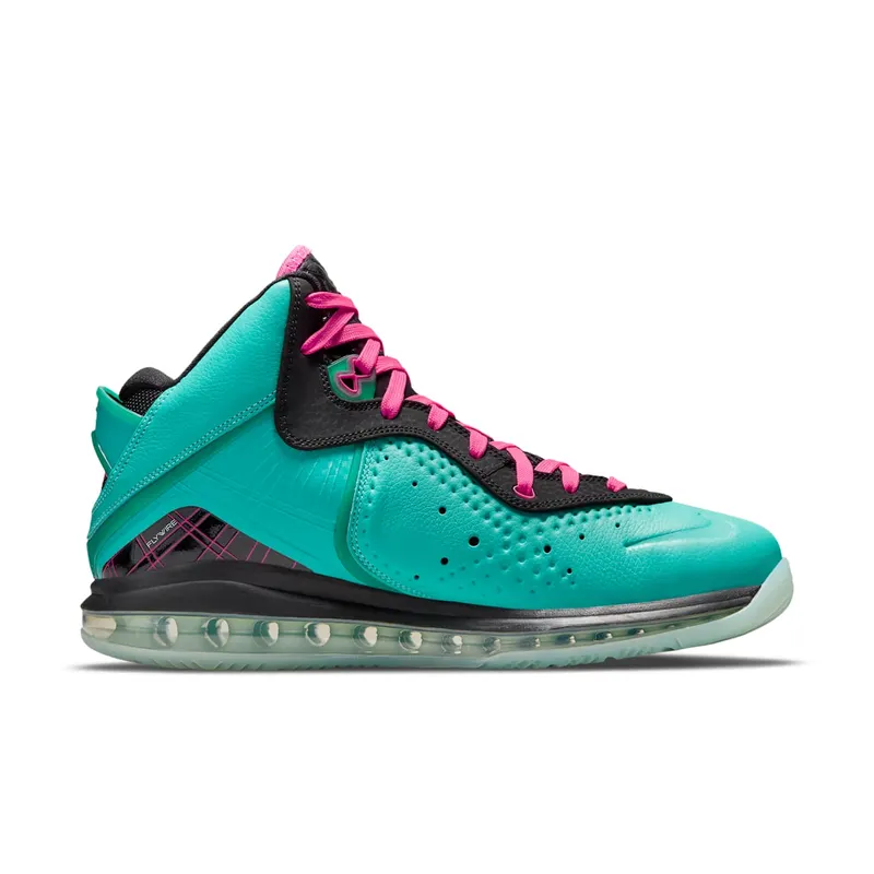Nike LeBron 8 South Beach (2021) – “Retro / Pink Flash / Filament Green / Black” (CZ0328-400)