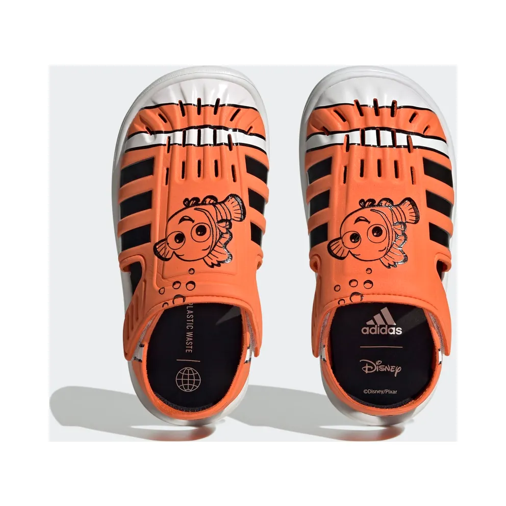 adidas Closed Toe Sandals Disney Finding Nemo And Dory Orange Core Black Cloud White (HP7753)