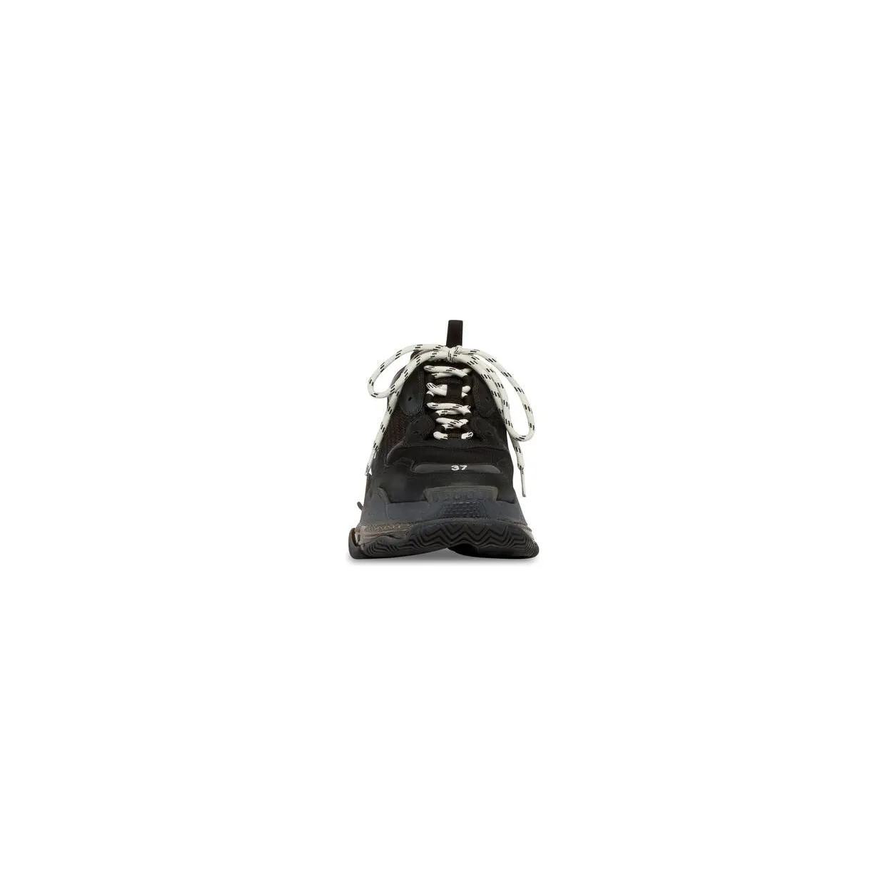 Balenciaga Triple S Clear Sole Double Black (W) (544351W2FB11000) (2)
