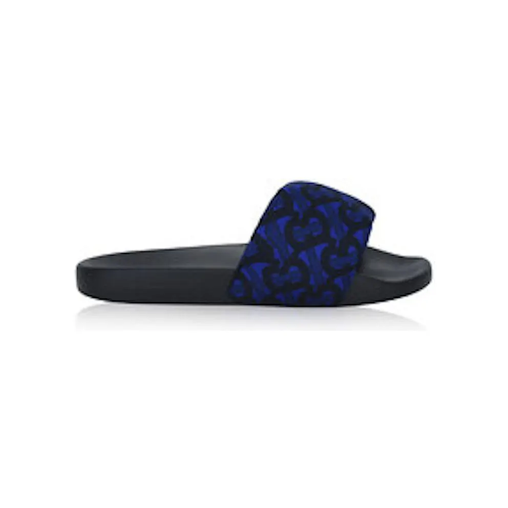 Burberry Furley Monogram Slides Deep Royal Blue (8048585)