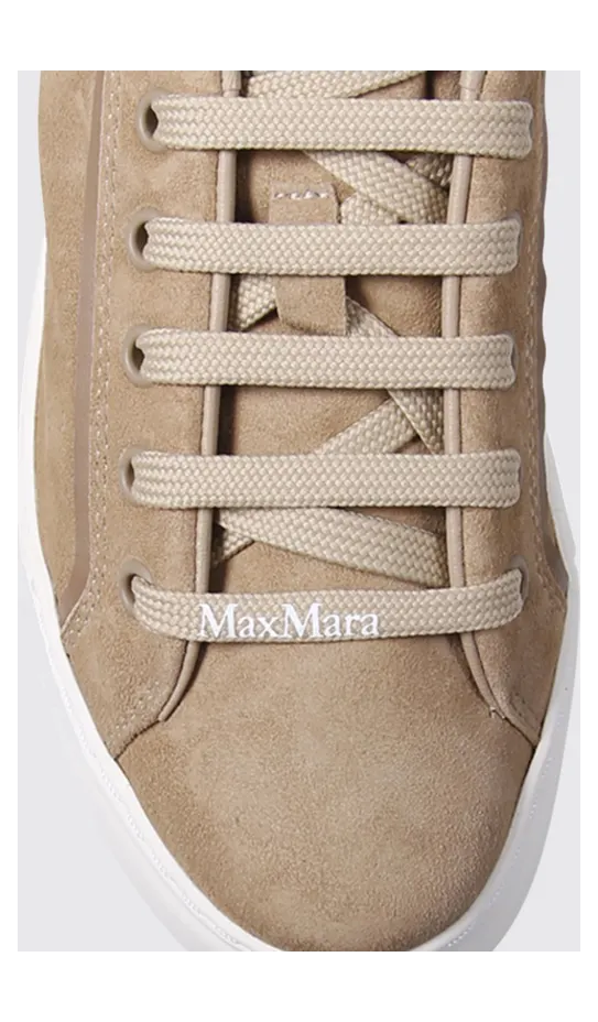 Max Mara Suede Sneakers Nude (2614761031600039) (3)