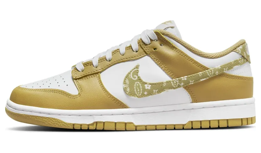 Nike Dunk Low Essential Paisley Pack Barley – “White / Barley-white” (DH4401-104)