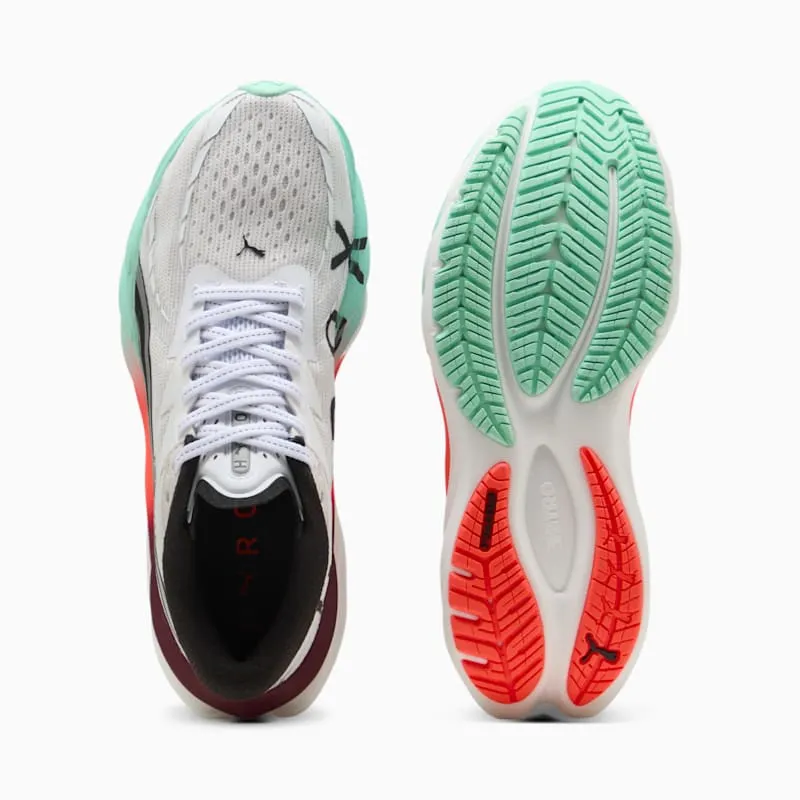Puma Velocity Nitro 4 Hyrox White Mint Melt Glowing Red (311912-01)