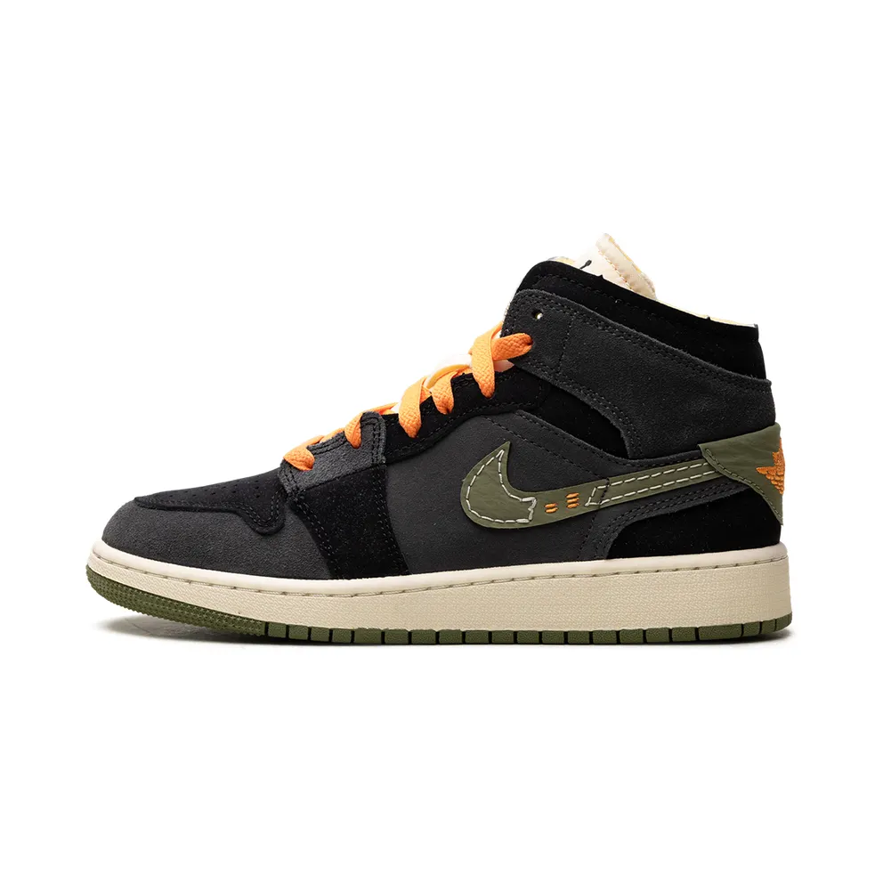 Air Jordan 1 Mid SE GS “Craft Anthracite Light Olive” (FD5847-003)