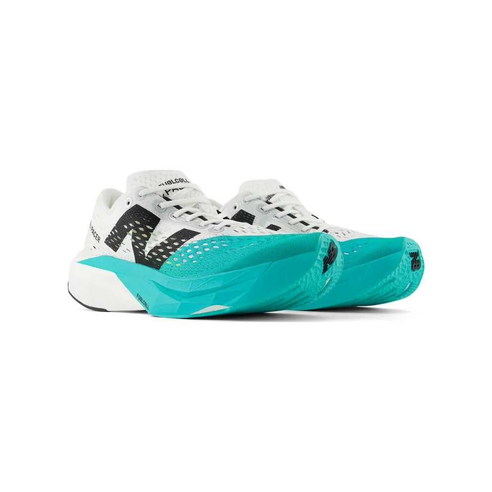 New Balance FuelCell SuperComp Pacer v2 White Cyber Jade Black (WFCRRLW2)