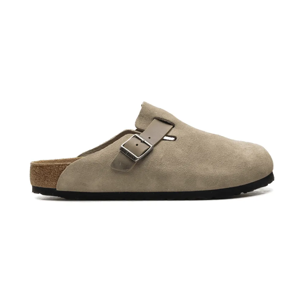 Birkenstock Boston “Mixed Leather Faded Khaki” (1031516)