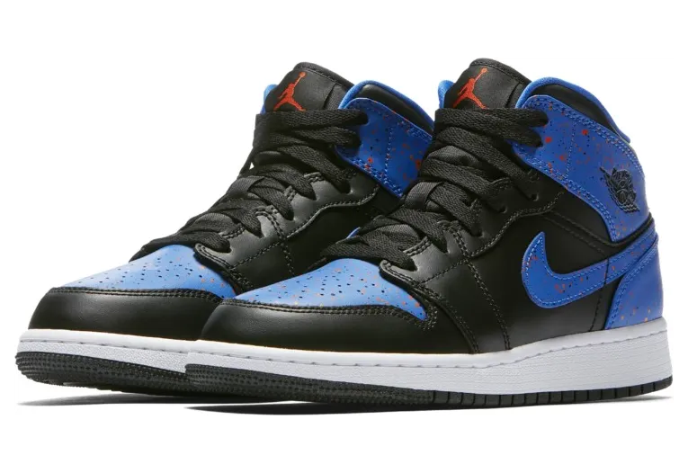 Air Jordan 1 Mid GS Black Royal (554725-048)