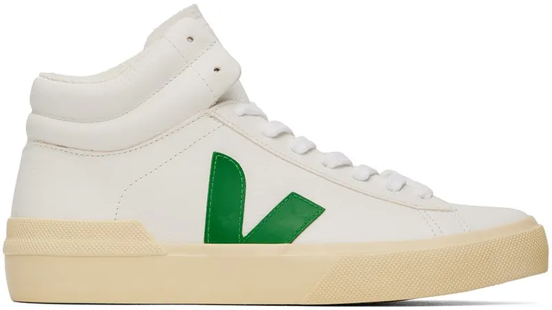 Veja White & Green Minotaur High EXTRA-WHITE_EMERAUDE (TR0502944)
