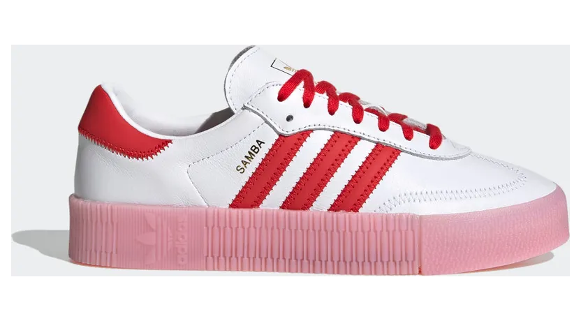 adidas SAMBAROSE Schuh Cloud White / Vivid Red / True Pink (FX6269)