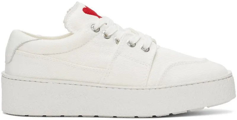 AMI Alexandre Mattiussi White Ami de Cœur Low (A21S400.962)