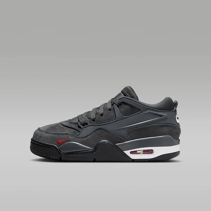 Air Jordan 4 RM GS Nigel Sylvester – Driveway Grey “Anthracite / University Red / White” (HJ9746-004)