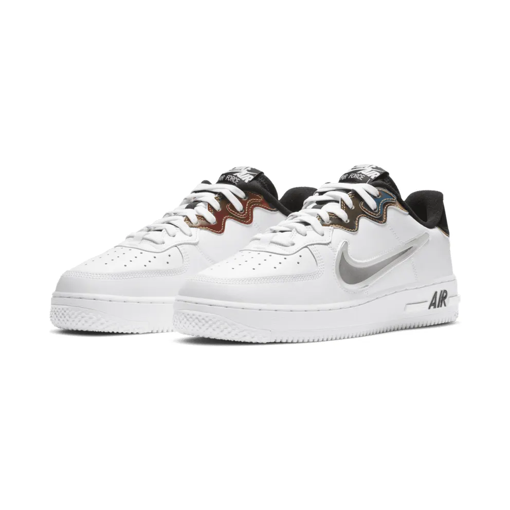 Nike Air Force 1 React LV8 White Glow White/Black/Multi-Color (CN9838-100)