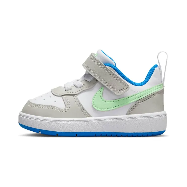 Nike Court Borough Low Recraft Light Iron Ore White Photo Blue Vapor Green (DV5458-005)