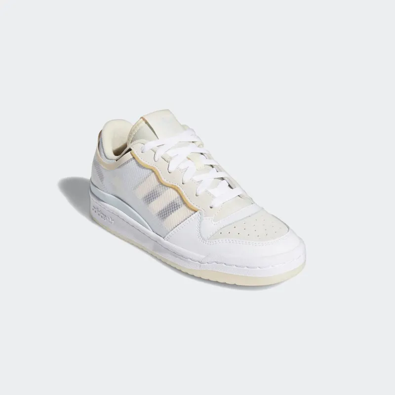 adidas Forum Low Transparent Panel Cloud White / Ecru Tint / Blue Tint (FY8014)