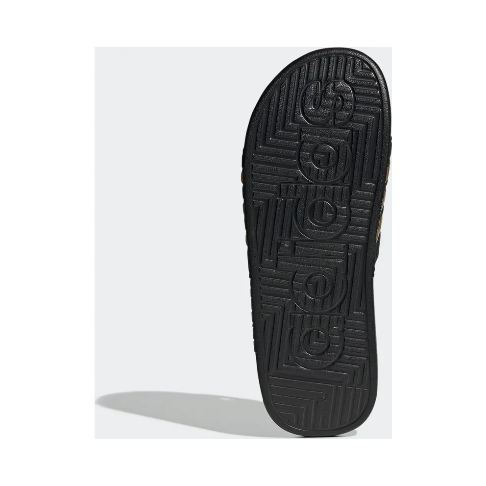 Adidas Adissage Slides Core Black / Gold Metallic / Core Black (EG6517)