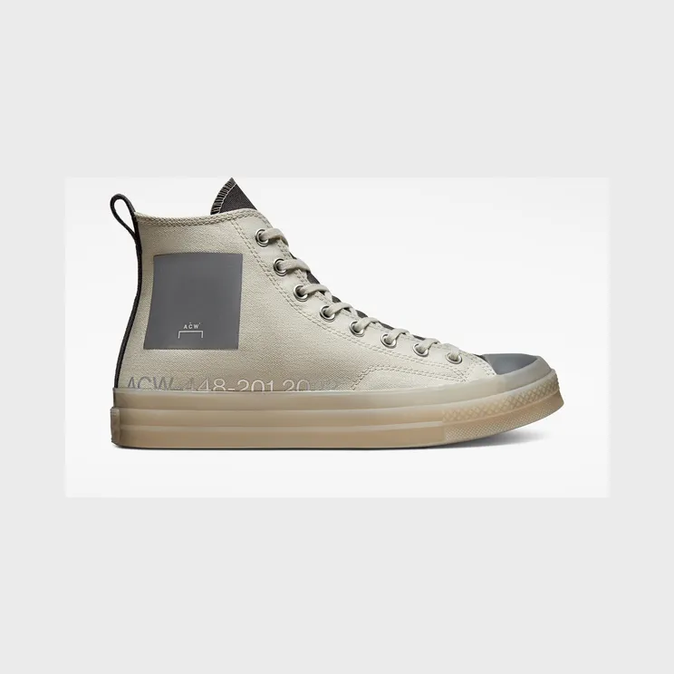 Converse x A Cold Wall Chuck Taylor All Star 70 Hi Pavement / Silver Birch / Steel Gray (A02276C)