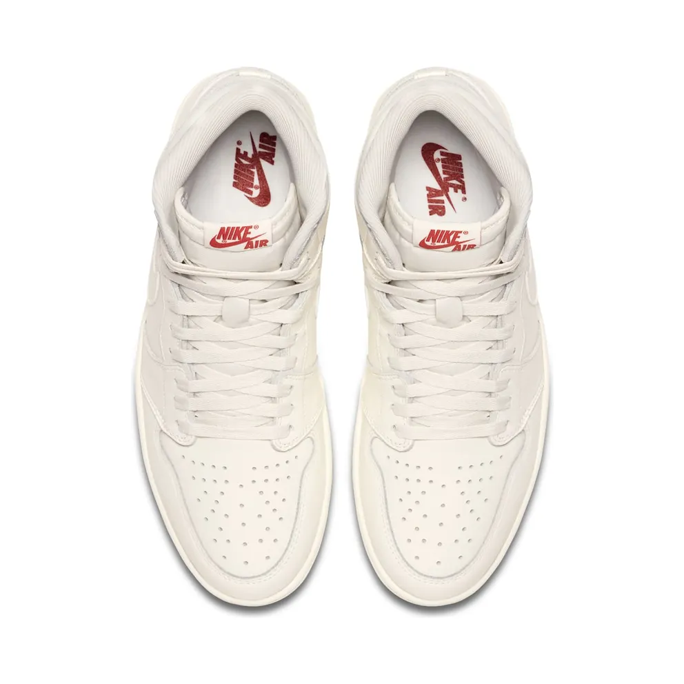 Air Jordan 1 Retro High OG Sail University Red (555088-114)