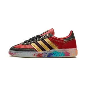 Adidas Handball Spezial “S.E.E.D. – Scarlet Gold Paint Splatter” (ID8617)