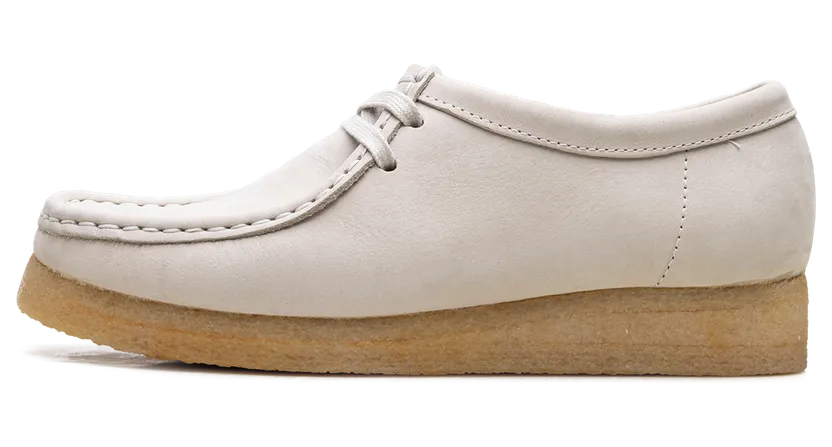 Clarks Wallabee “White Nubuck” (26165560)