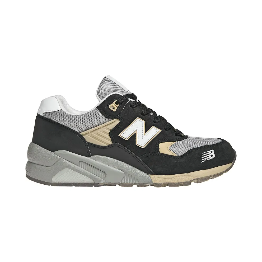New Balance 580 Burn Rubber White Collar Black/Grey-White (MT580WC)