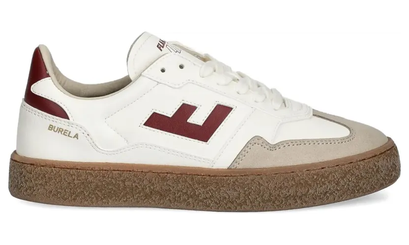 Flamingos Burela leren sneakers met logodetail – Beige (BBBERCRE)