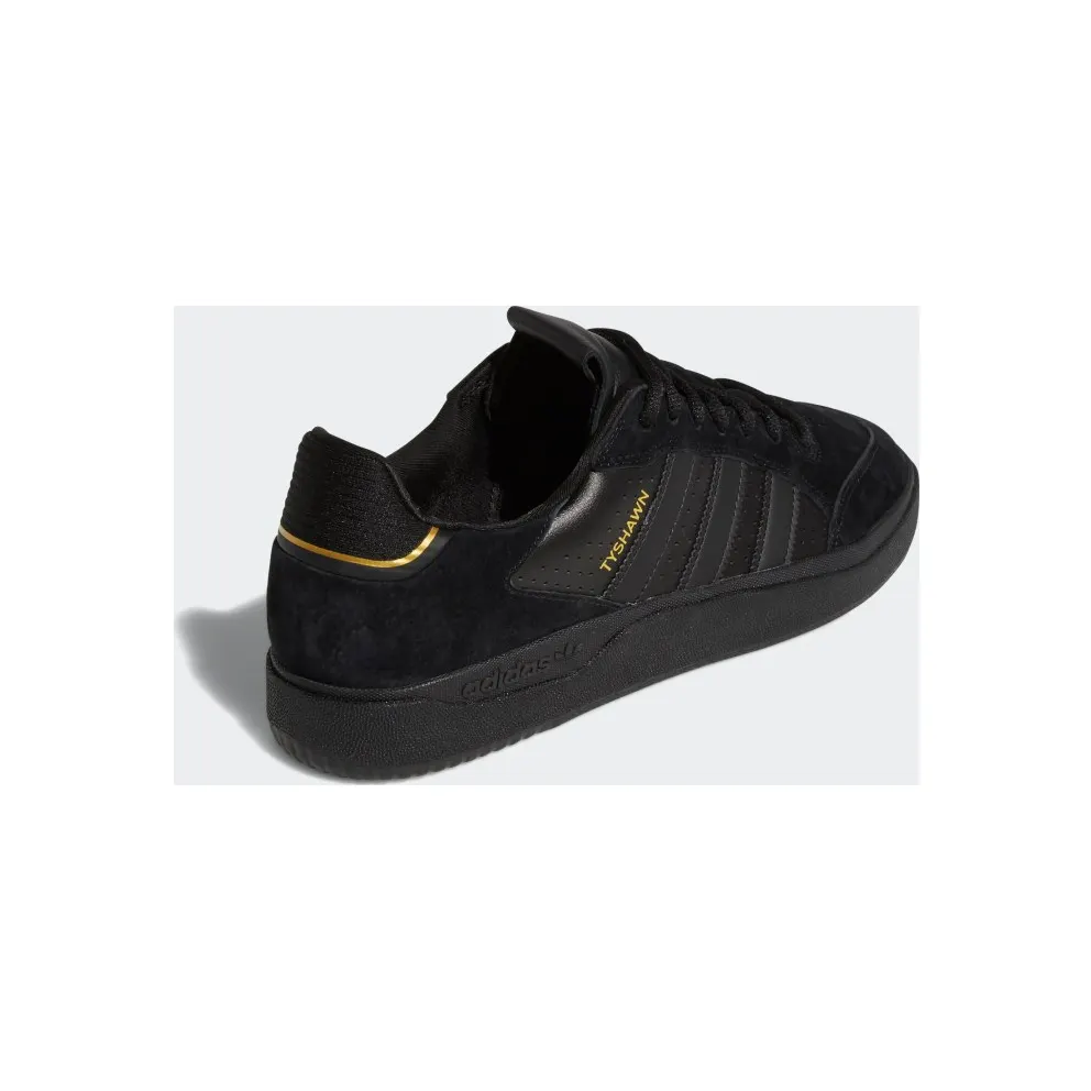 adidas Tyshawn Low Core Black / Core Black / Gold Metallic (GW3178)
