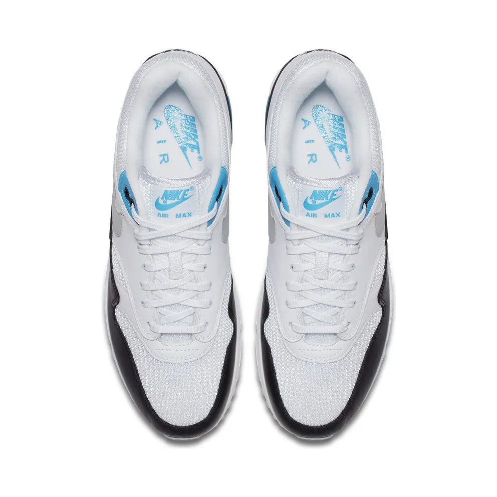 Nike Air Max 90/1 Laser Blue White/Neutral Grey-Black-Laser Blue (AJ7695-104)