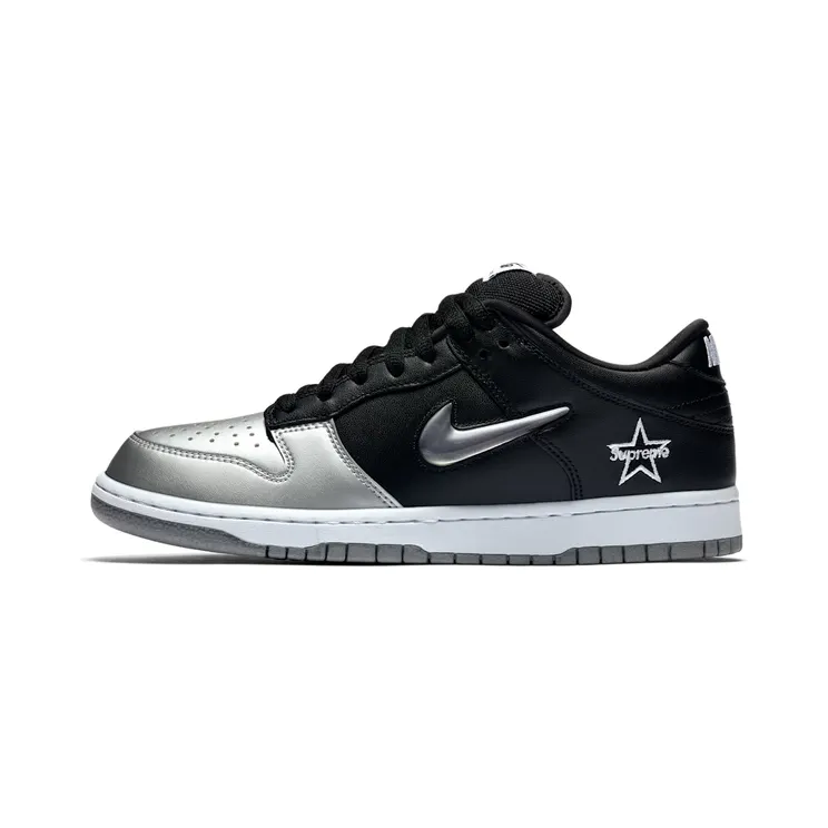 Nike SB Dunk Low Supreme – Black Silver (CK3480-001)