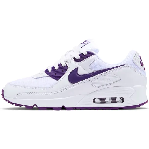Nike Air Max 90 Colour Pack Court “White / Black / Voltage Purple” (CT1028-100)
