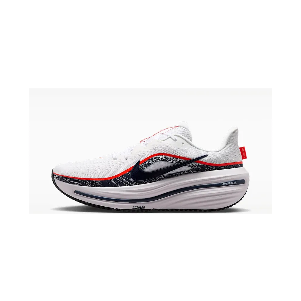 Nike Winflo 12 “White / Dynamic Yellow / Bright Crimson / Obsidian” (IV6293-100)