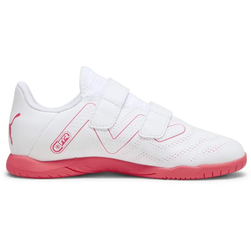 Puma Future Play It V Junior Kids Multinockenschuhe, weiß, Größe 28 (107395)