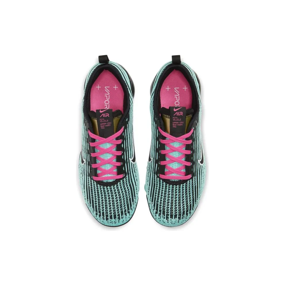 Nike Air VaporMax Flyknit 3 South Beach (GS) Hyper Turquoise/Pink Blast-Metallic Gold-Black (BQ5238-300)