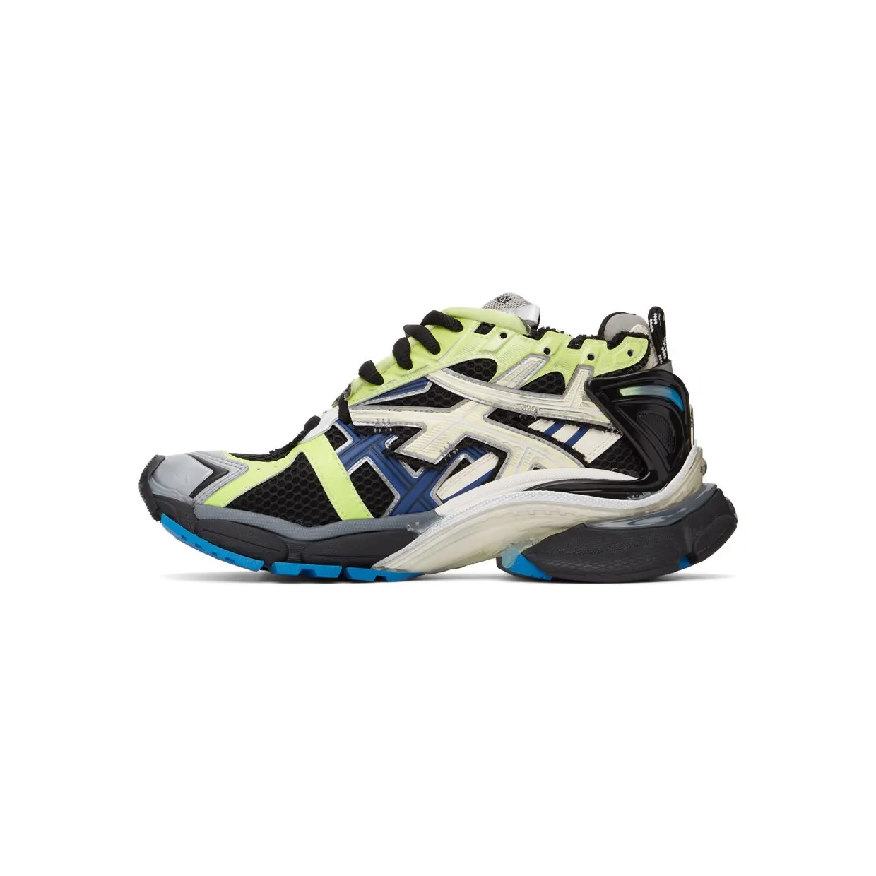 Balenciaga Runner Green Blue Black Grey (677403W3RB55179) (3)