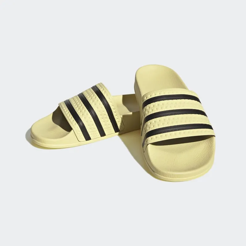 Adidas Adilette Slides Almost Yellow / Core Black / Almost Yellow (HP6510)