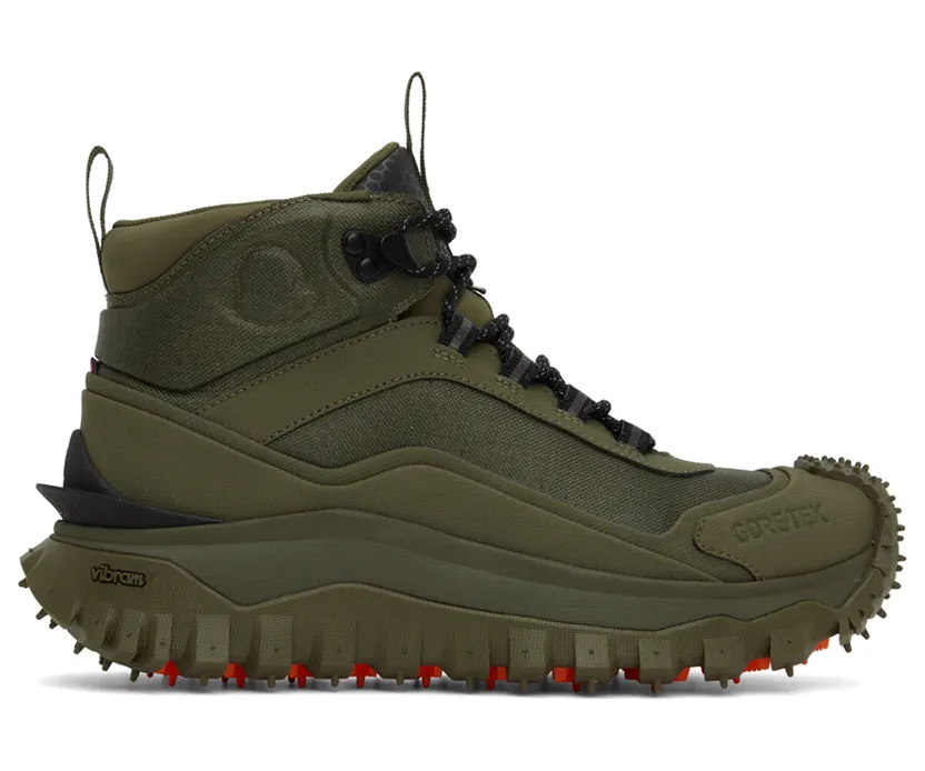 Moncler Khaki Trailgrip GTX Sneakers (H209A4M00200M2549)