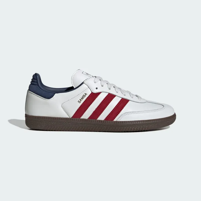 Adidas Samba OG Core White / Team Victory Red / Night Indigo (IH4881)