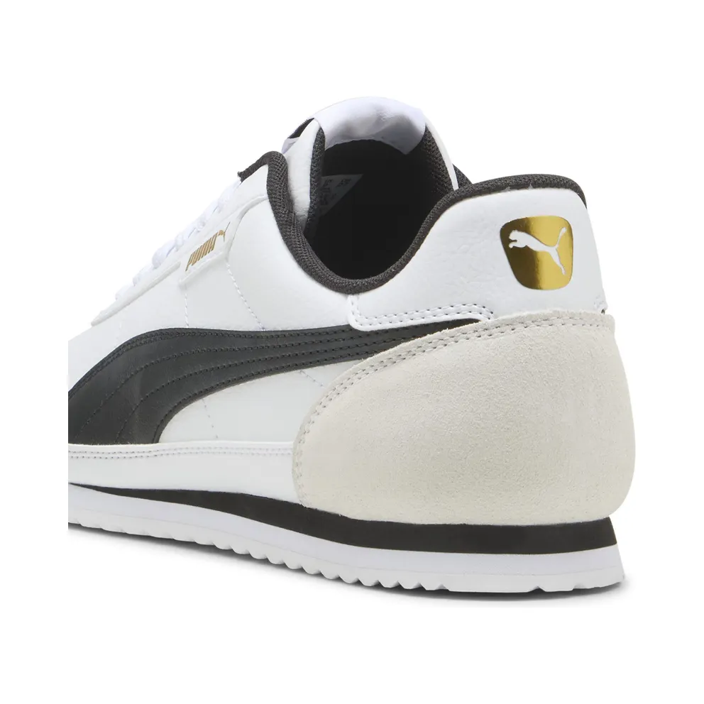 Puma Turino II OG “Puma White / Puma Black / Vapor Gray / Puma Gold” (397646_05)