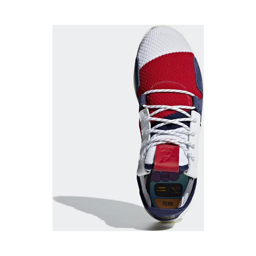 adidas Tennis Hu V2 Pharrell x Billionaire Boys Club Cloud White/Scarlet/Blue (BB9549)