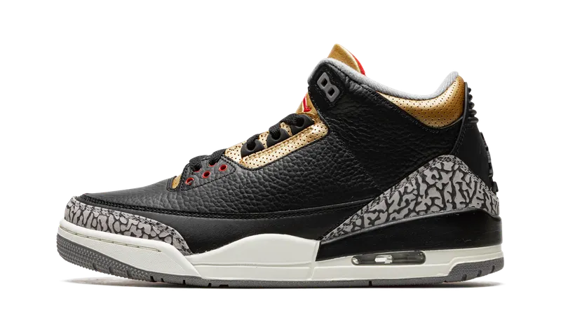 AIR Jordan 3 “Black Cement Gold” (CK9246-067)