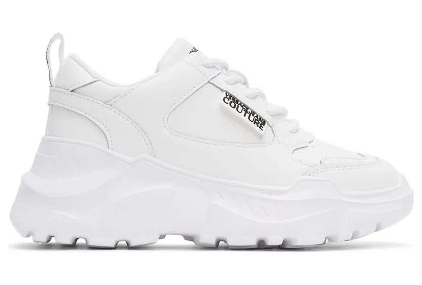 Versace Jeans Couture White Speedtrack Sneakers (E71VA3SC2EZP008)