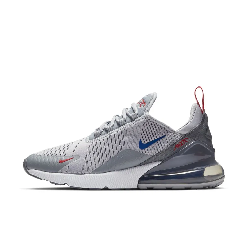 Nike Air Max 270 Grey Royal Red Wolf Grey/Game Royal-University Red (CD7338-001)