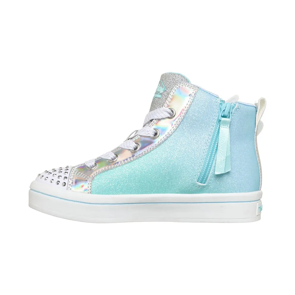 Skechers Twinkle Toes: Twi-Lites 2.0 “Dreamy Wings Sneaker Light Blue” (314392LLBMT)